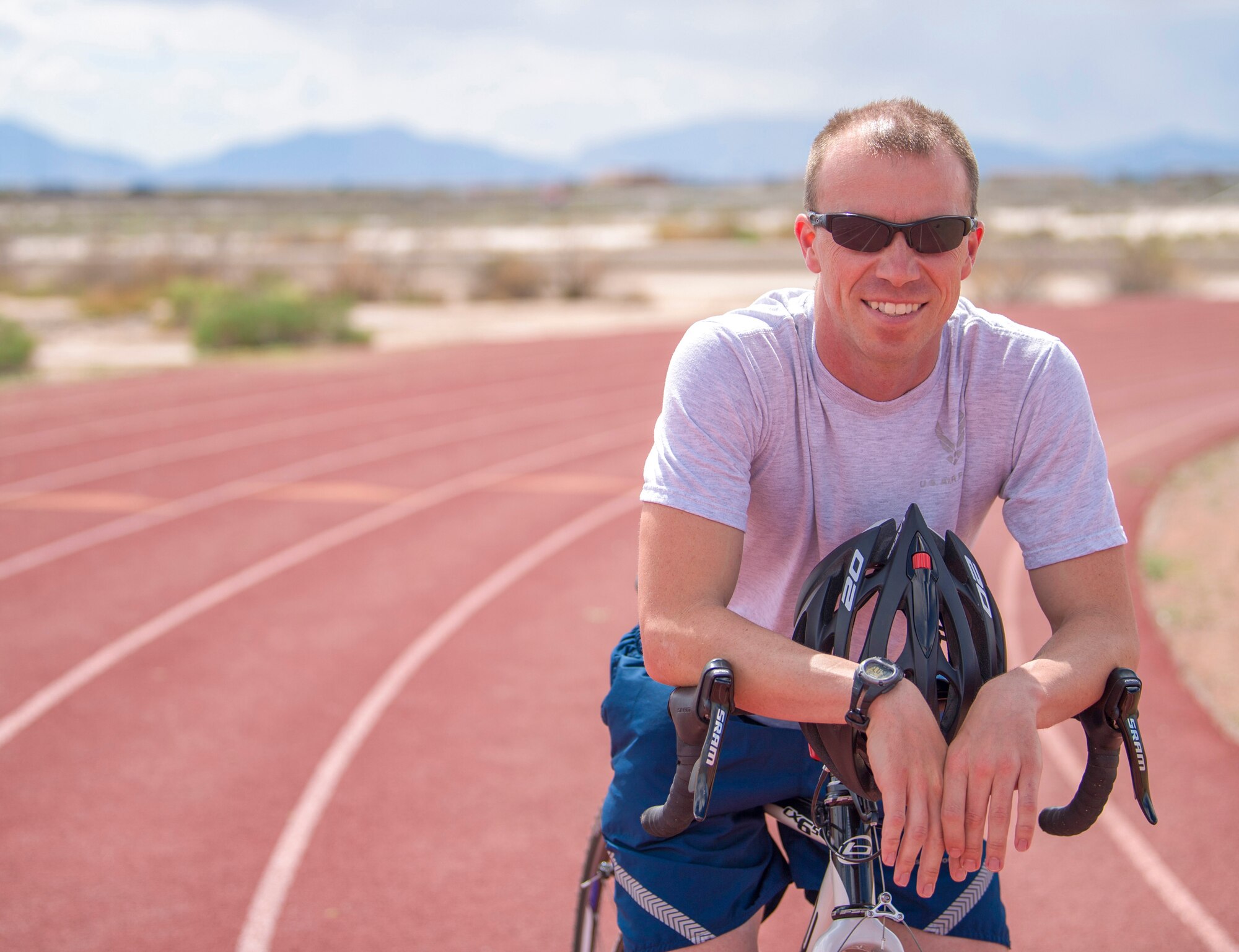 Holloman Airmen stays fit-to-fight with elite cycling