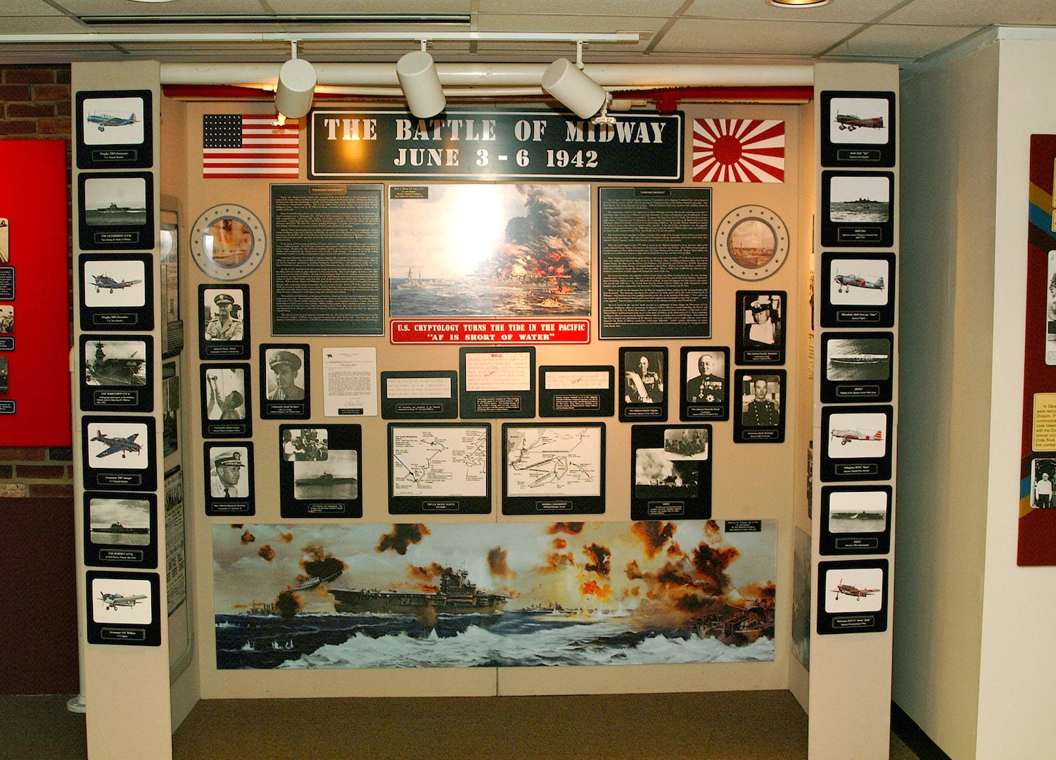 World War 2: Battle of Midway Exhibit