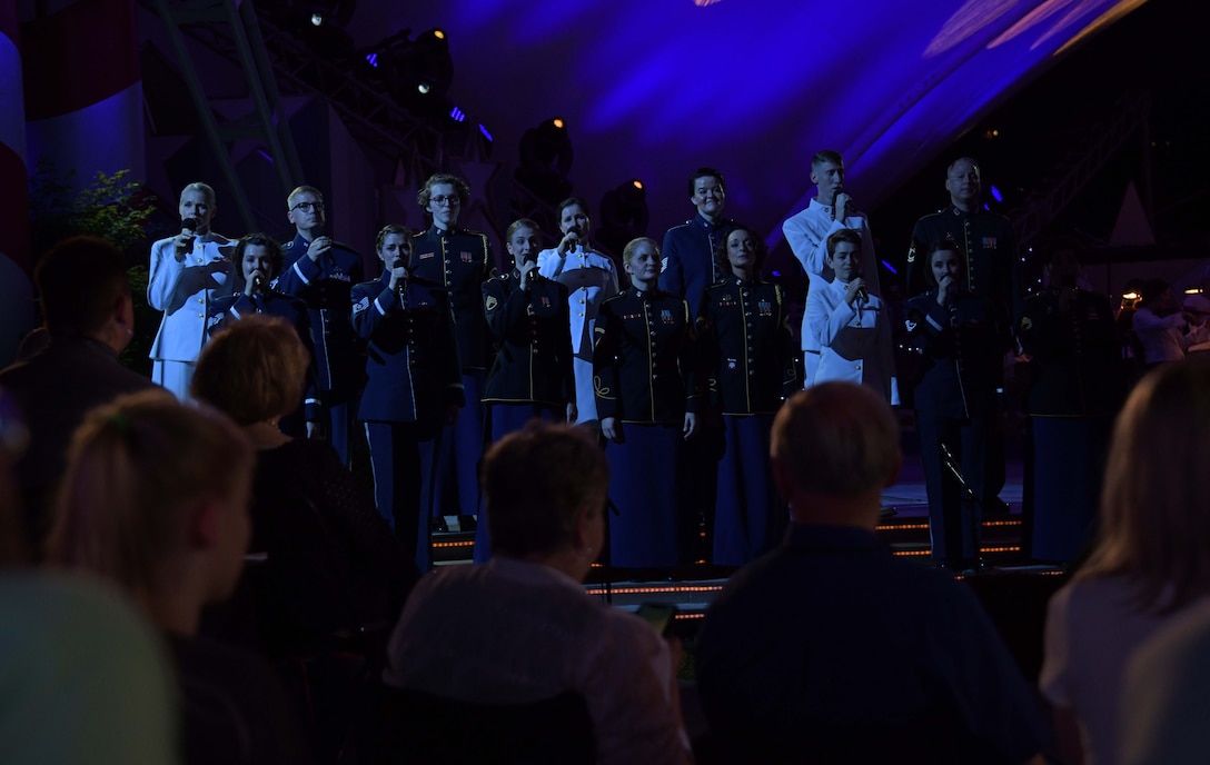 Singing with the sergeants