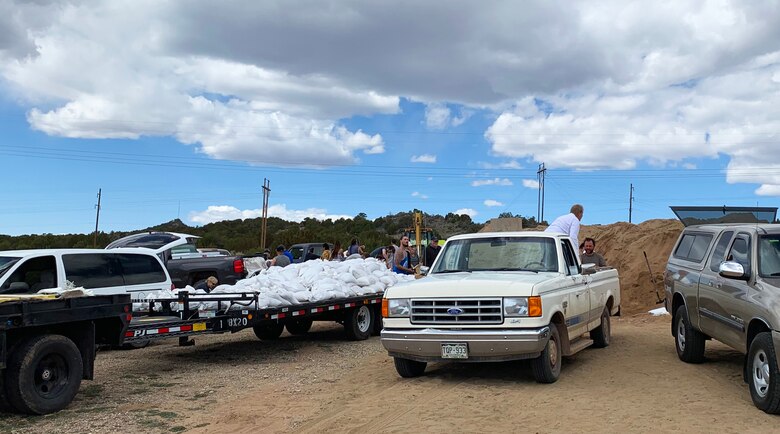 WALSENBURG, Colo. – Approximately 100 community members from Walsenburg, La Veta, and the surrounding area, gathered for a class on sandbagging, April 6, 2019. The class was held by the Readiness and Contingency Operations team from the Albuquerque District Corps of Engineers. High flows are expected this year, as a result of heavy snow pack, and an abundance of rain, in New Mexico.