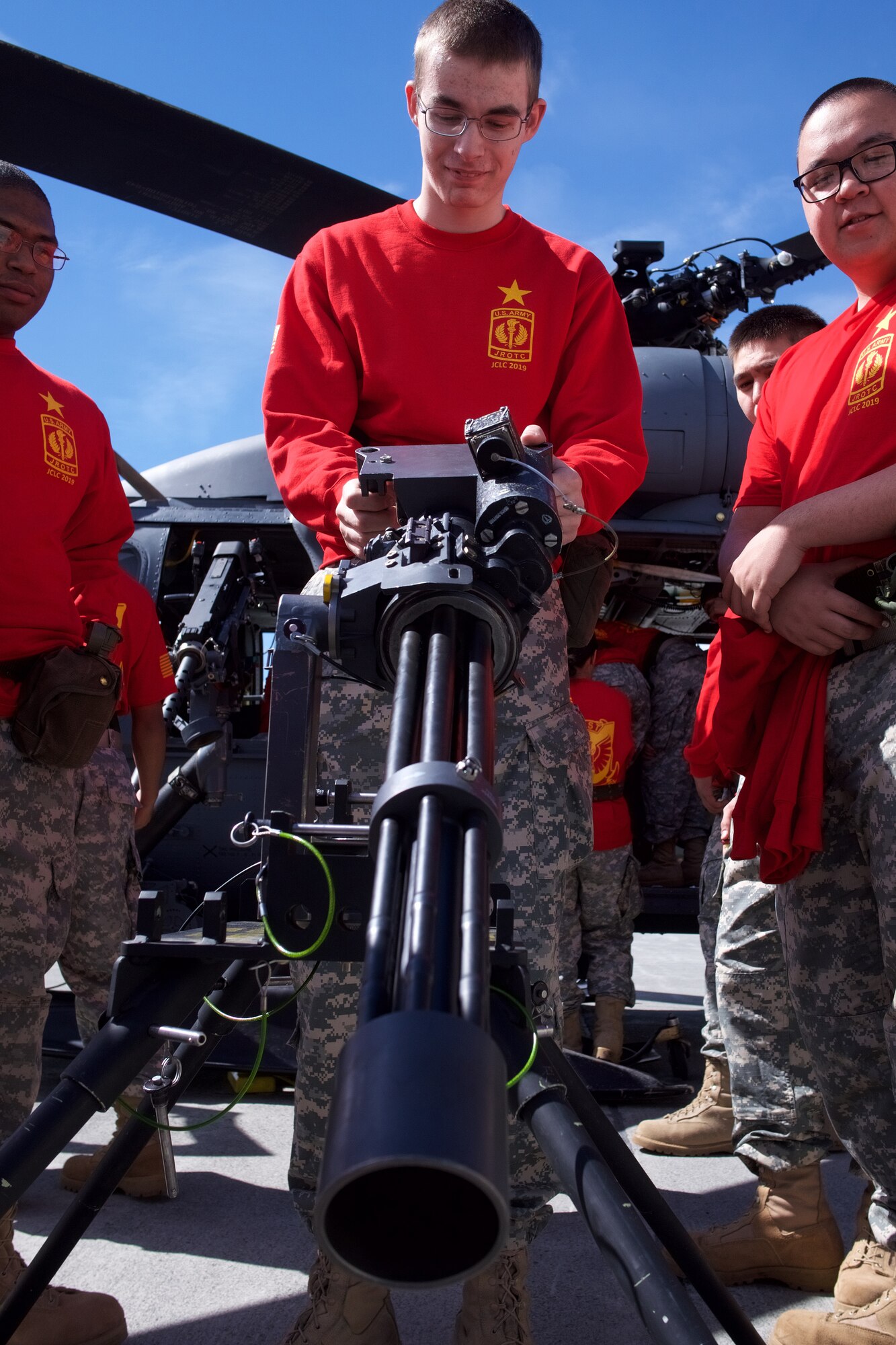 176th Wing Airmen host Junior ROTC cadets.
