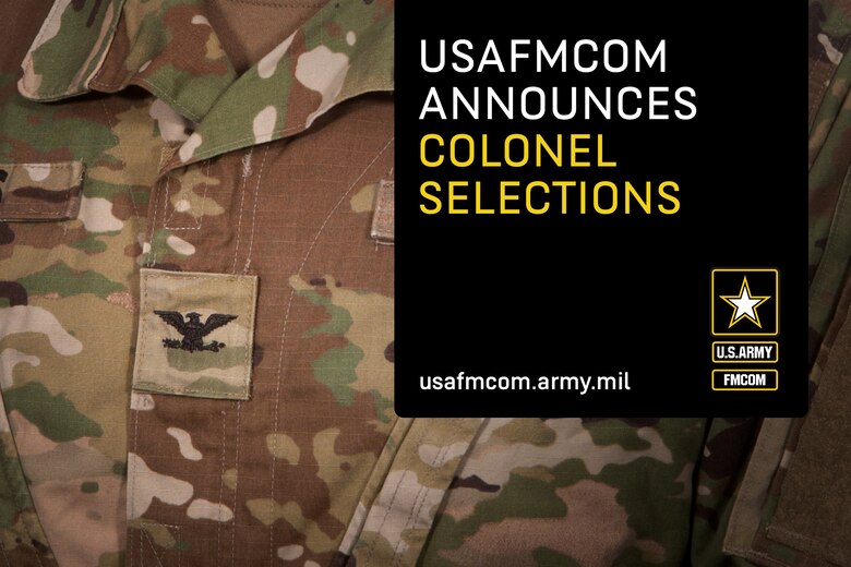 Two Usafmcom Officers Selected For Promotion To Full Bird Colonel U S Army Financial Management Command Article Display