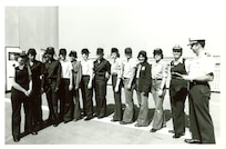 The first 12 Coast guard women assigned to sea duty.