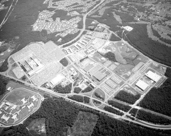 Aerial view of the National Security Agency