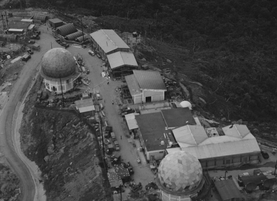 Aerial view, Operation Compound, Monkey Mountain, near Da Nang