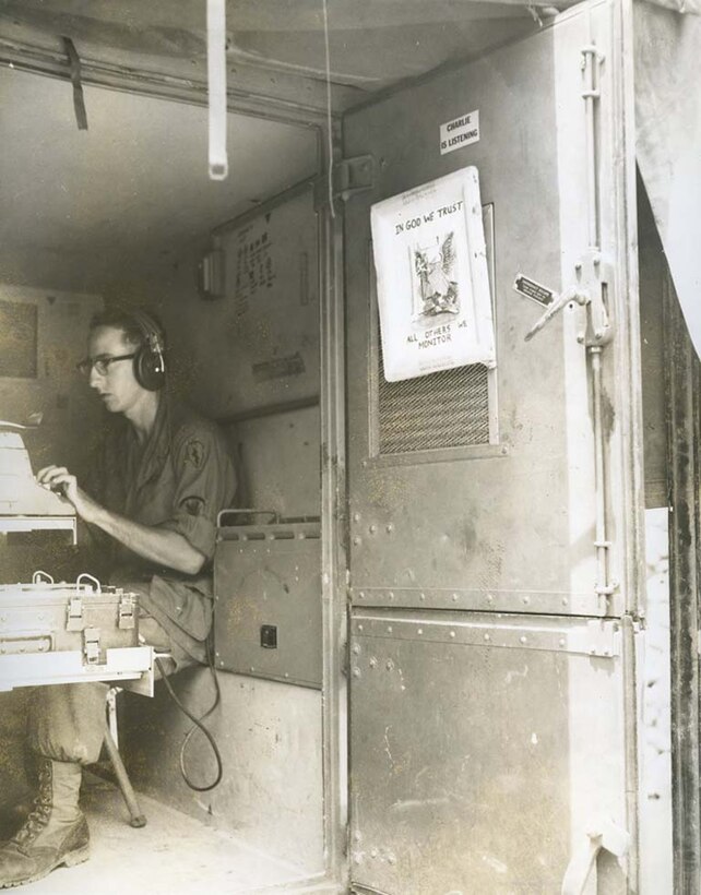 Operator of COMSEC Section 372nd during Vietnam
