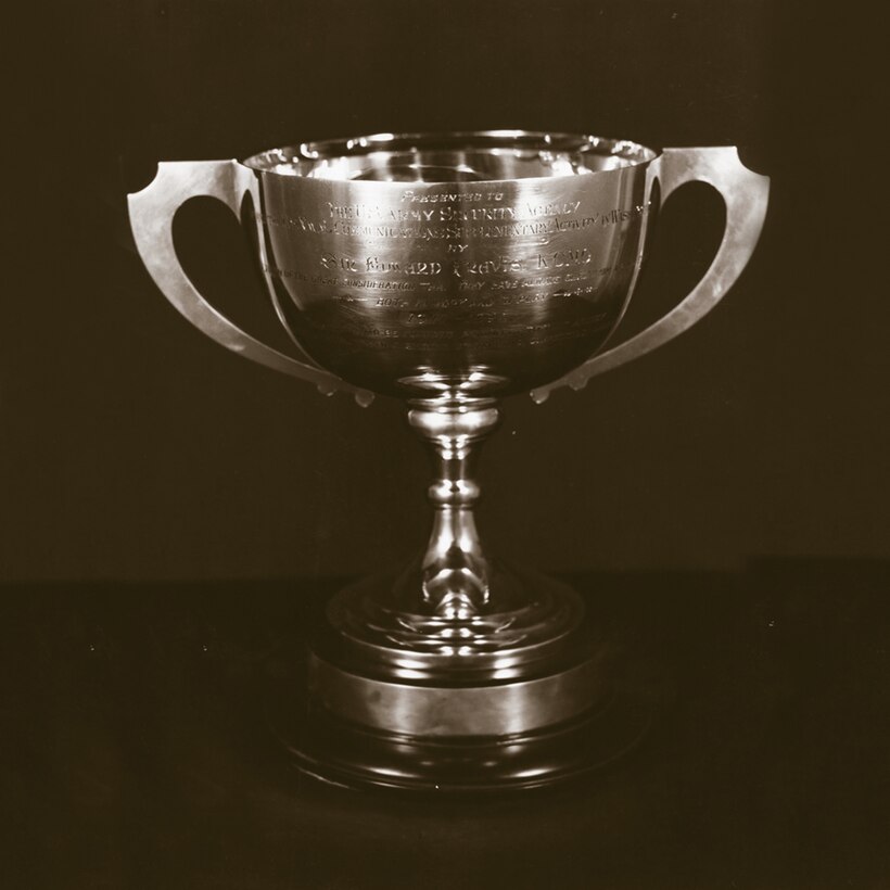 The Travis Trophy, first awarded in 1964 to the 6988th Security Squadron in Yokota, Japan