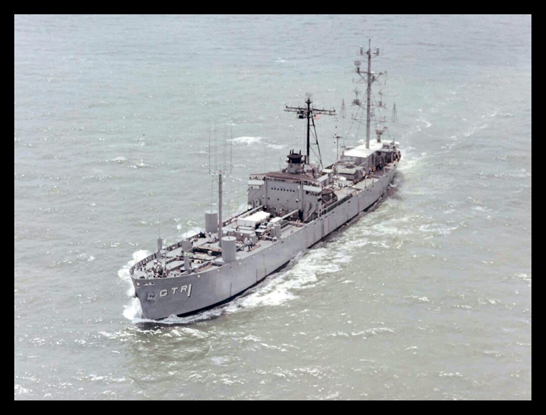 U.S.S. Oxford, a Navy COMINT collection vessel during the Cuban Missile Crisis