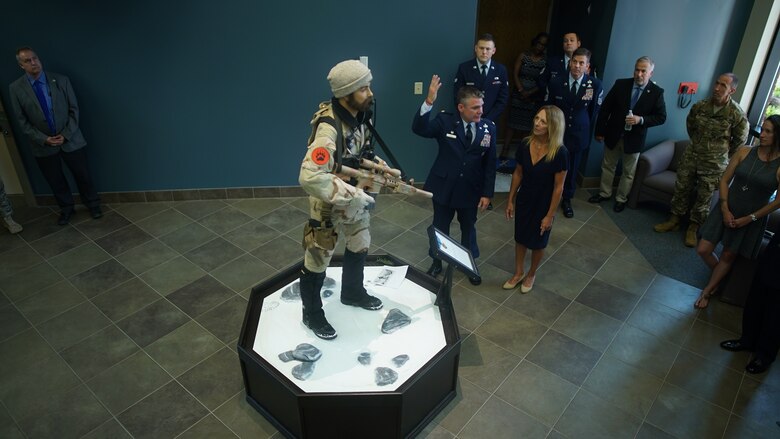 MSgt John Chapman was commemorated during a Medal of Honor dedication at Pope Army Airfield on May 30th. A life-size figure of MSgt John Chapman stands in the center of the Benini Heritage Center.