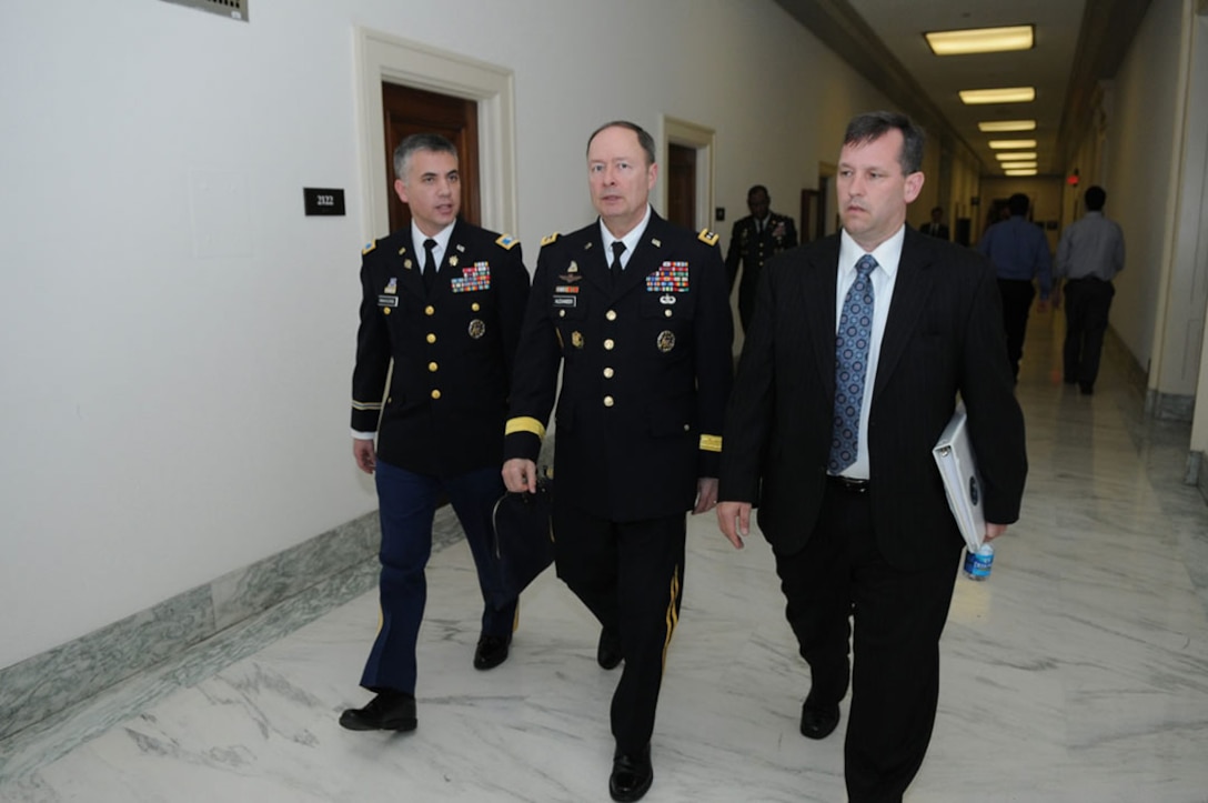 NSA Director GEN Keith B. Alexander, USA, providing congressional testimony to the House Committee on Armed Services