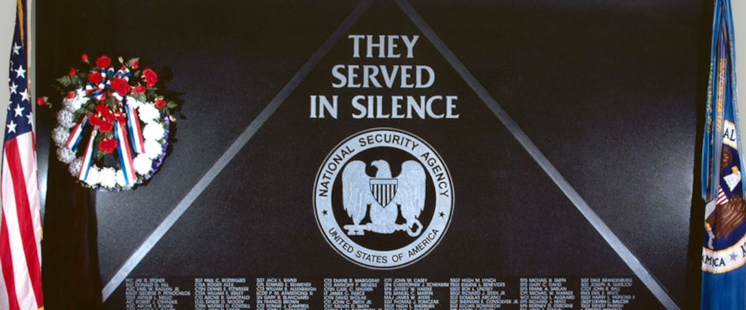 Photo of the National Cryptologic Memorial Wall
