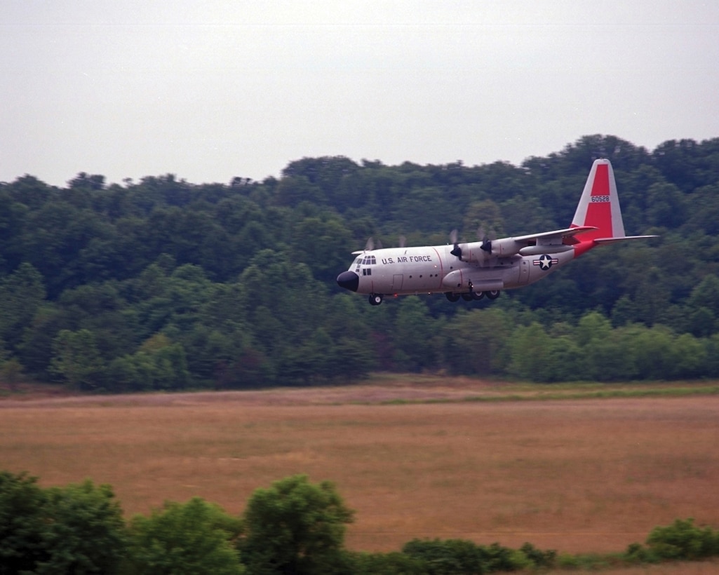 C-130 Aircraft landing at Ft. Meade, Maryland