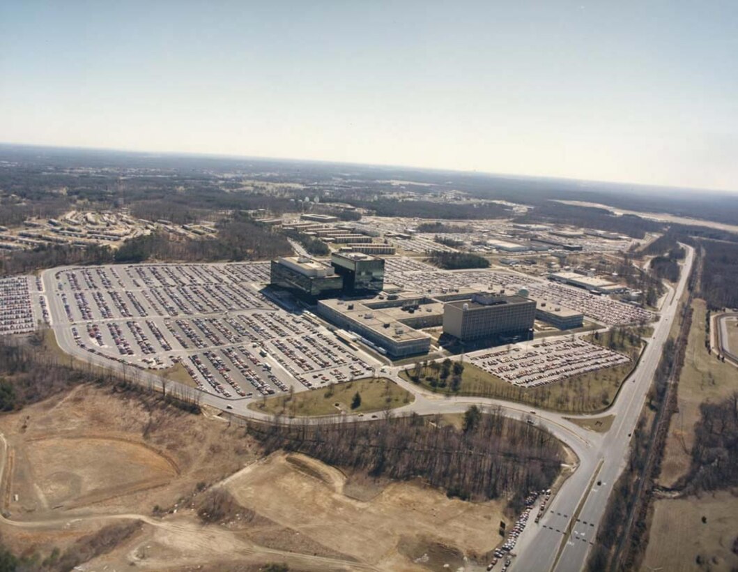 Aerial view of the National Security Agency