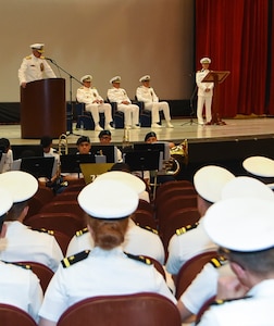 USS Antietam Holds Change of Command Ceremony in Guam