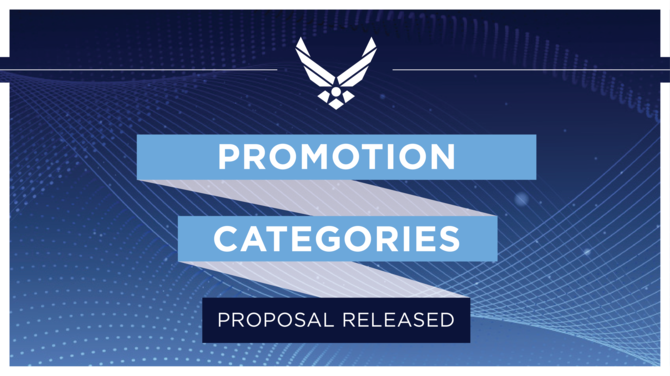 Promotion Categories graphic (U.S. Air Force courtesy graphic)