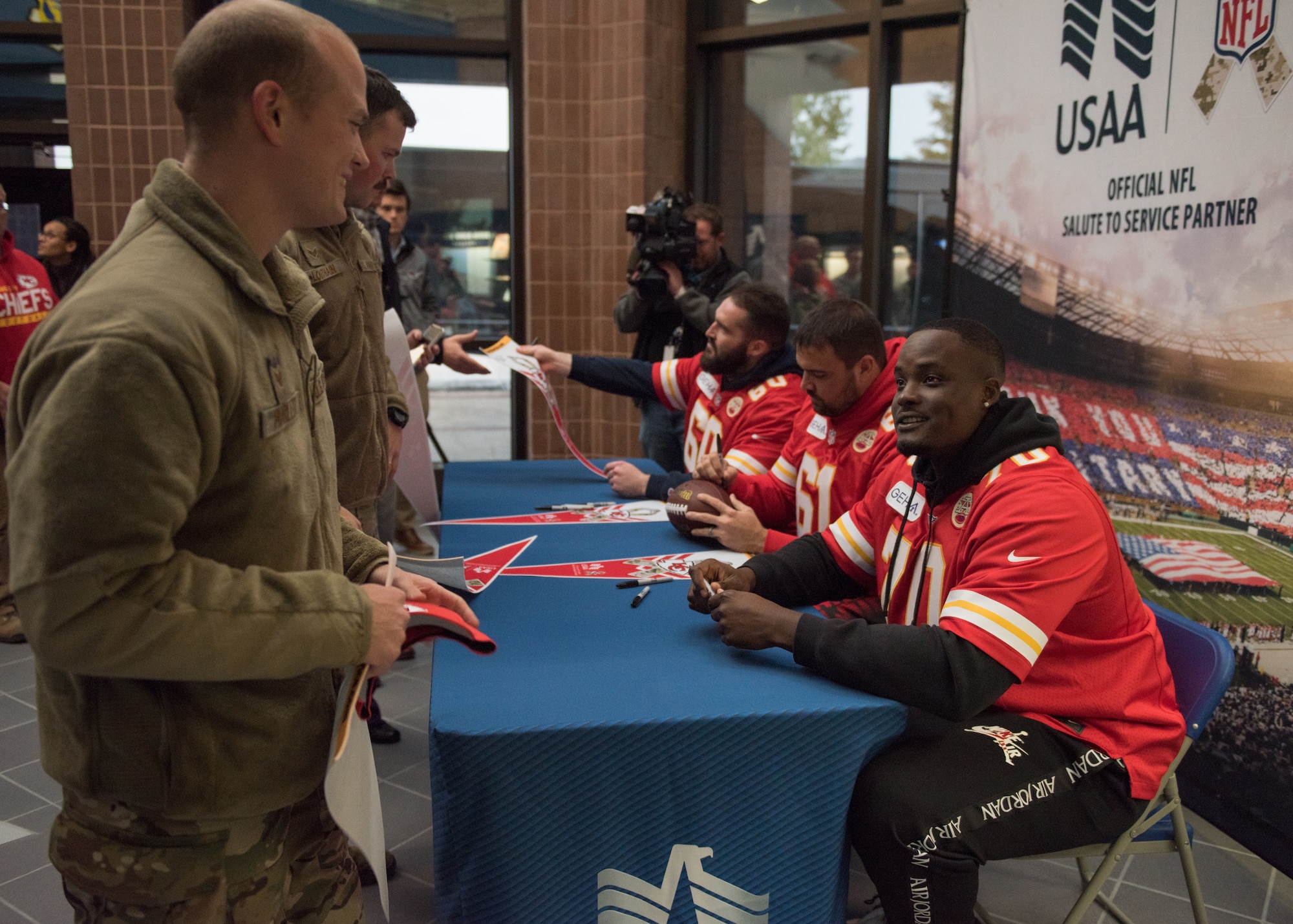 Team Whiteman hosts KC Chiefs outreach event > Whiteman Air Force Base >  Article Display