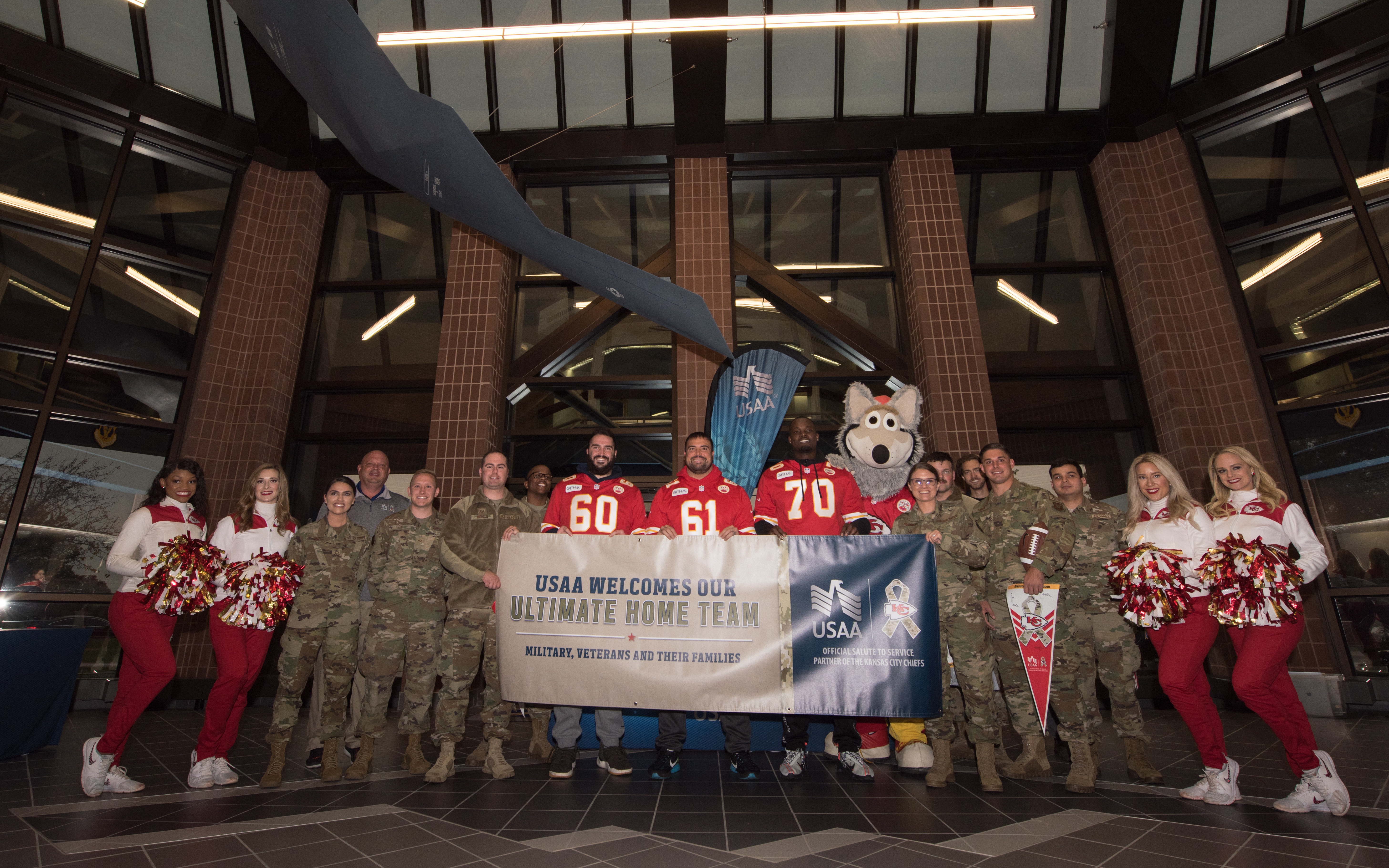 Team Whiteman hosts KC Chiefs outreach event > Whiteman Air Force Base >  Article Display