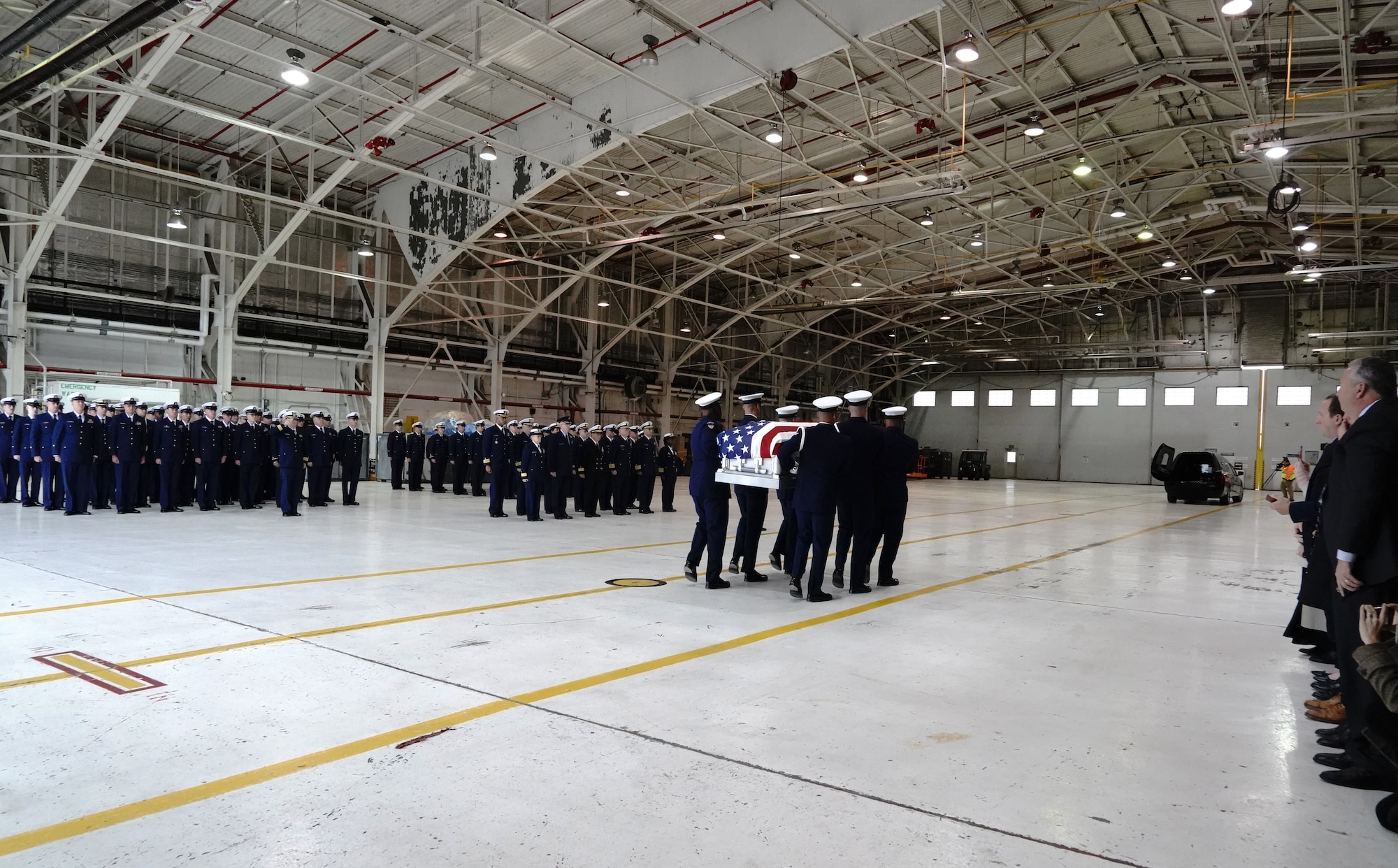 Niagara hosts ceremonial transfer of WWII USCG POW remains