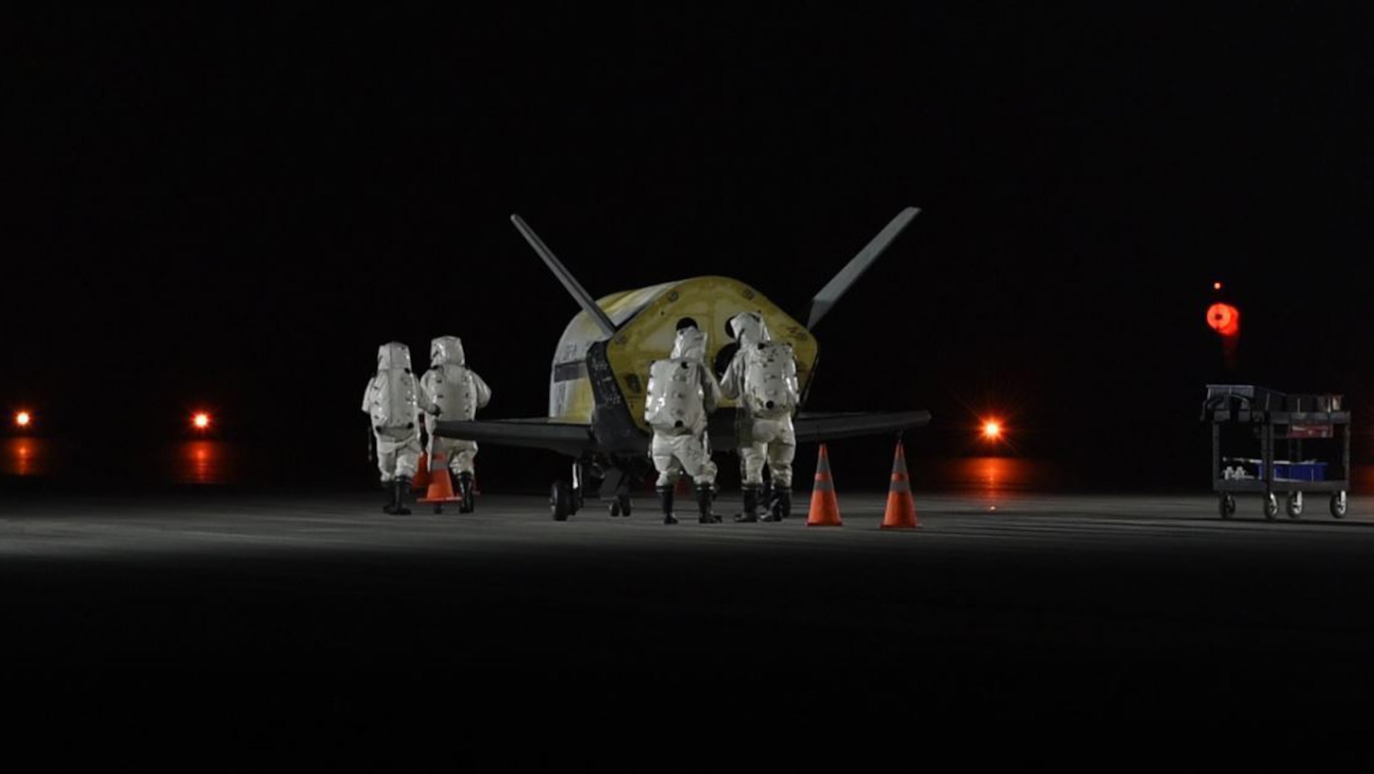 The Air Force’s X-37B Orbital Test Vehicle Mission 5 successfully landed