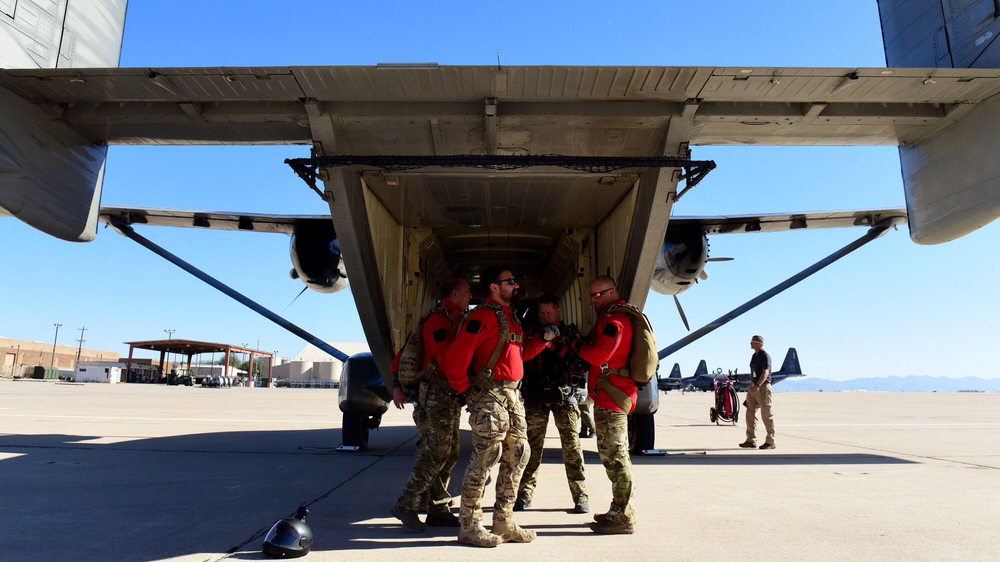 a photo of airmen prepping to donate socks