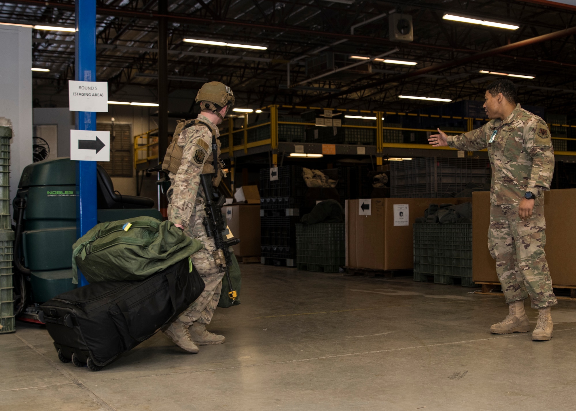 Airman prepares to deploy