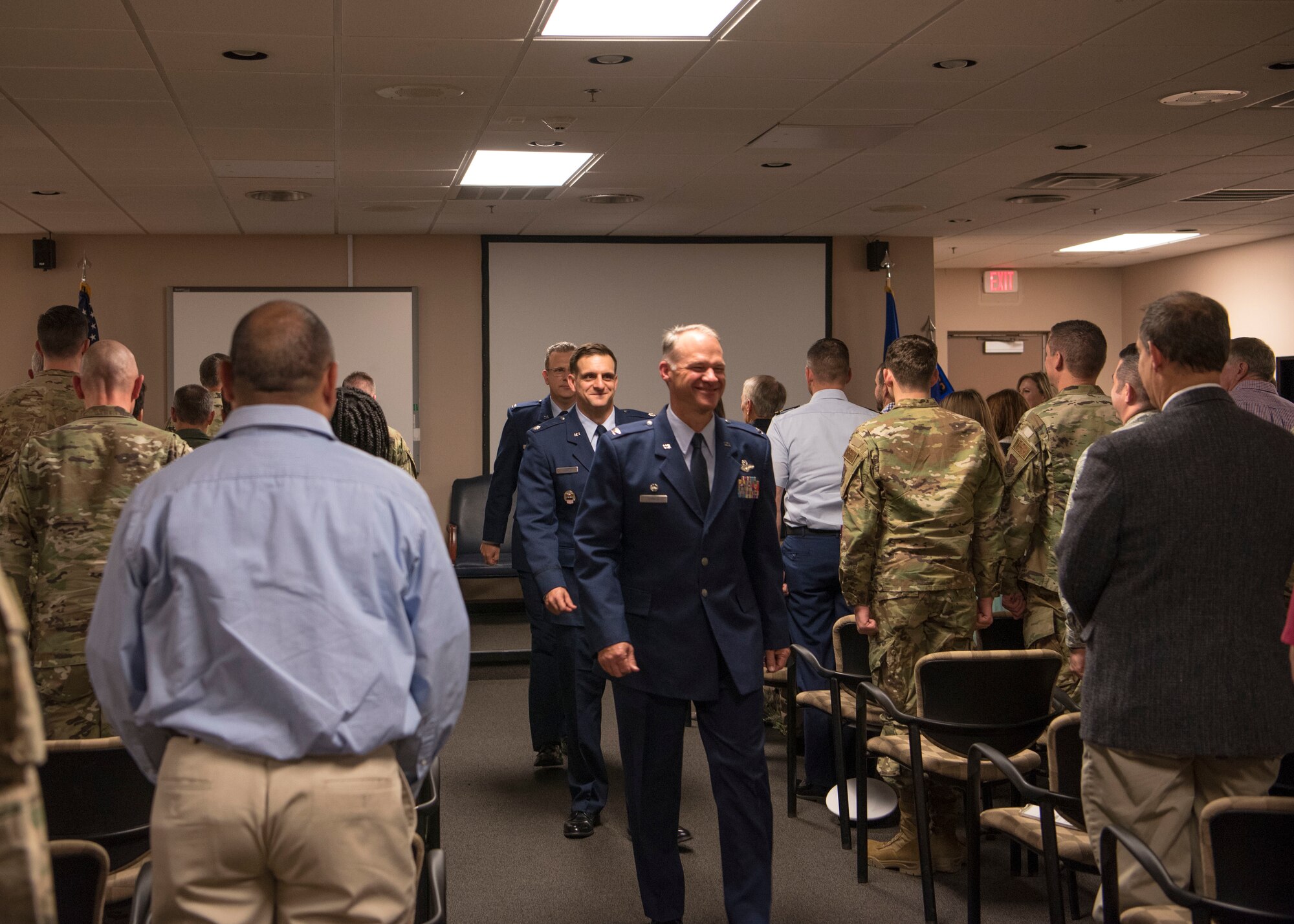 4th Combat Camera's Change of Command November 2, 2019, at JB Charleston, SC. Farewell Col. Chad Gibson and welcome Lt. Col. Brian Lewis.(U.S. Air Force photo/Senior Airman William Brugge)