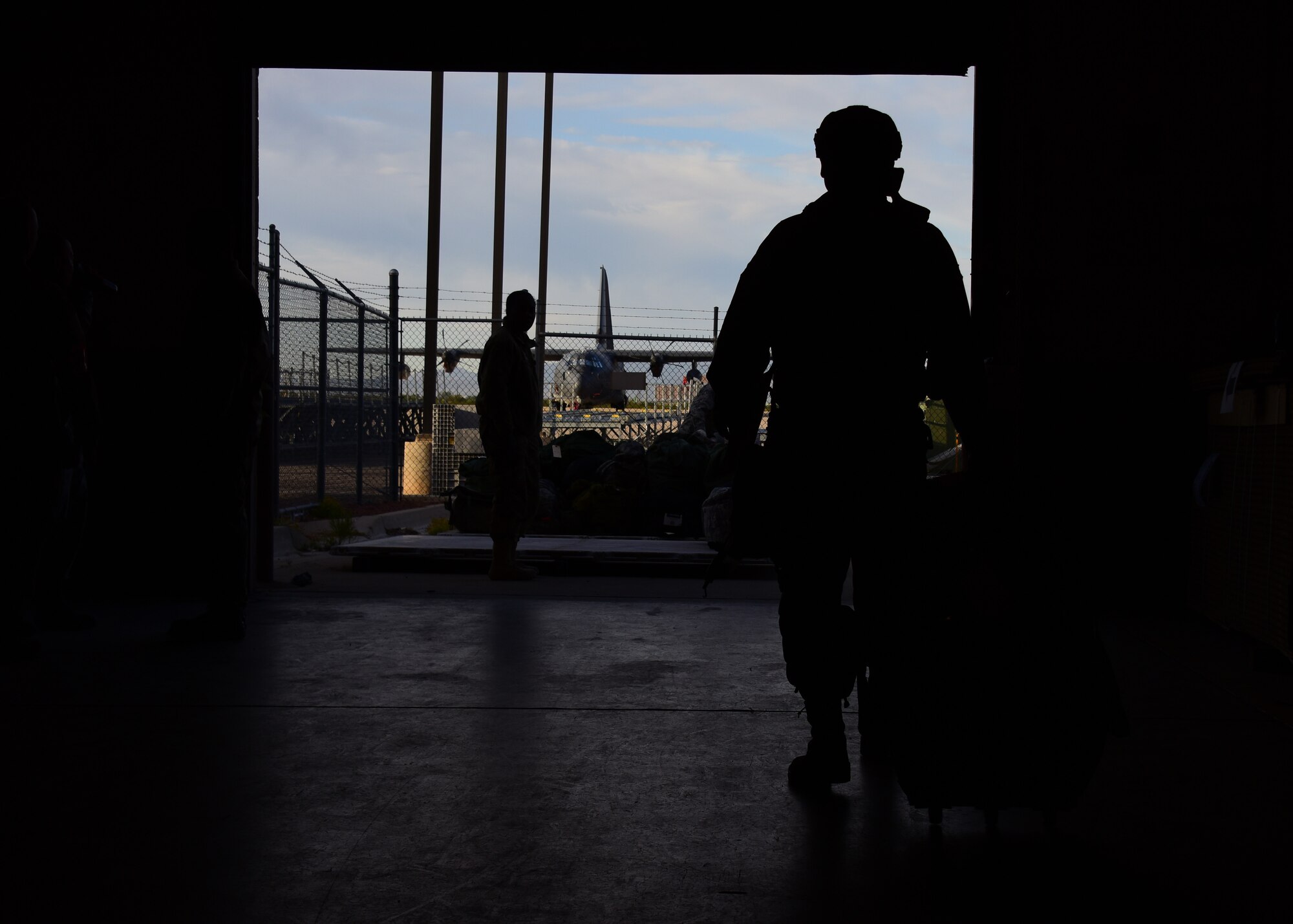 Airman prepares to deploy