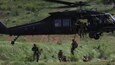 Bulgarian and Ukrainian Special Operations Forces fast-rope from a U.S. Army MH-60M Blackhawk helicopter assigned to the 160th Special Operations Aviation Regiment (Airborne) near Yambol, Bulgaria June 17, 2019, as part of Exercise Trojan Footprint 19. Trojan Footprint is an annual U.S. Special Operations Command Europe-led exercise that incorporates Allied and partner special operations forces, this year's exercise brought together 1400 SOF from ten nations for training over land, sea and air across Bulgaria, Hungary, Romania and the Black Sea.  (U.S. Army photo by Spc. Monique O’Neill)