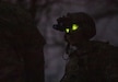 A U.S. Special Operations Forces soldier pulls security during a nighttime reconnaissance mission outside Enslwang, a simulated town at the Joint Multinational Readiness Center in Hohenfels, Germany, January 27, 2018. Roughly 4,100 troops from 10 nations are participating in Allied Spirit VIII, a multinational training exercise designed to test participants' readiness and capabilities.  (U.S. Army photo by Lt. Benjamin Haulenbeek)