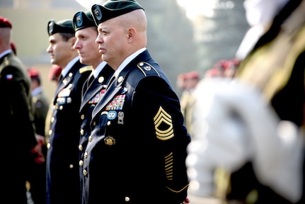 Guardsmen assigned to the Army's 19th Special Forces Group (Airborne) are honored for their efforts supporting their Czech Allies during a recent combat deployment to Afghanistan as part of Operation Resolute Support.