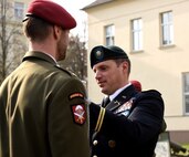 Guardsmen assigned to the Army's 19th Special Forces Group (Airborne) are honored for their efforts supporting their Czech Allies during a recent combat deployment to Afghanistan as part of Operation Resolute Support.