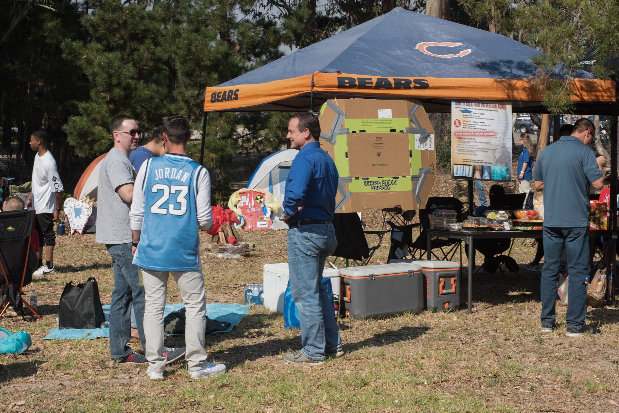 Photo of Wingman Day lunchtime campground