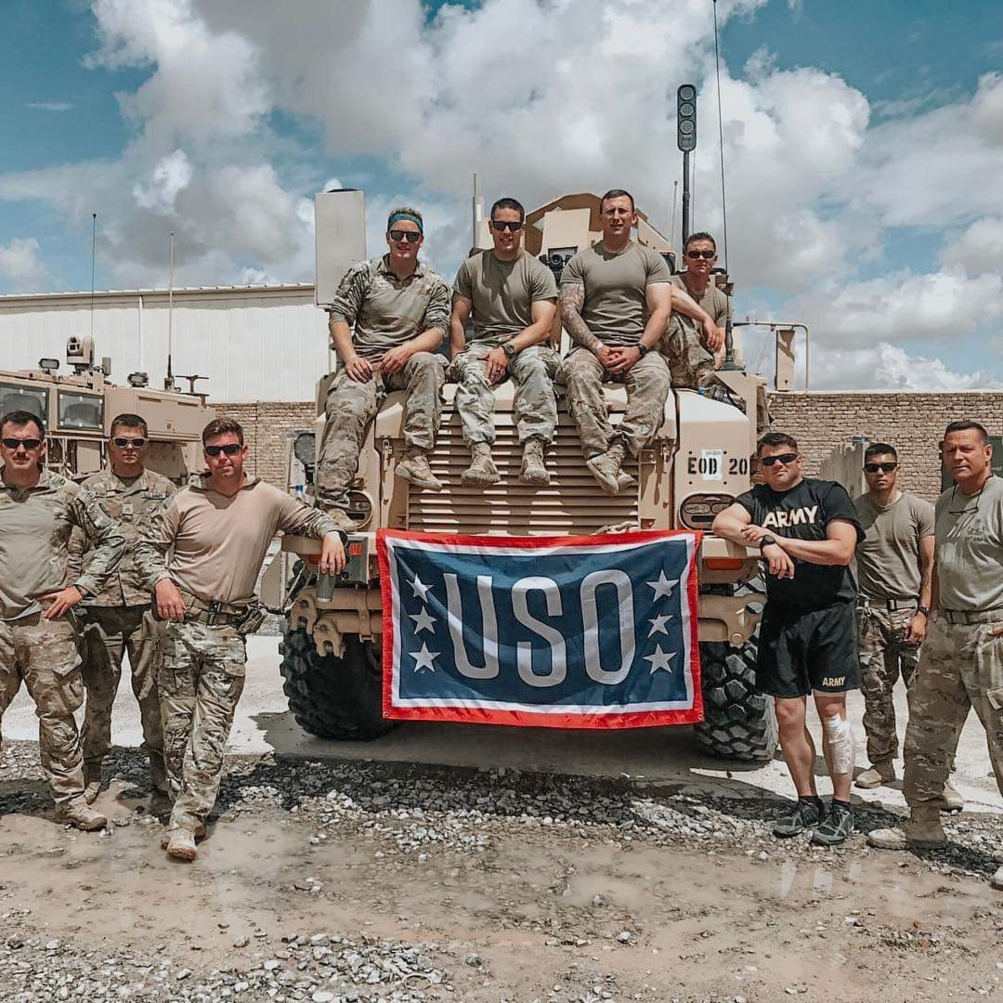 Soldiers with the West Virginia Army National Guard’s 753rd Explosive Ordnance Disposal post for a photo during their deployment to Afghanistan in support of Operation Freedom’s Sentinel. The 753rd EOD completed more than 13,000 hours of EOD work in theater, including over 600 missions and incident responses. (Courtesy photo)