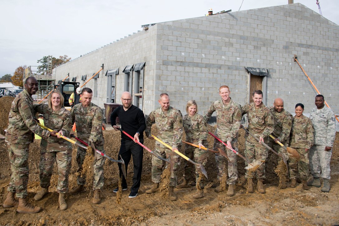 Leadership at ceremonial groundbreaking