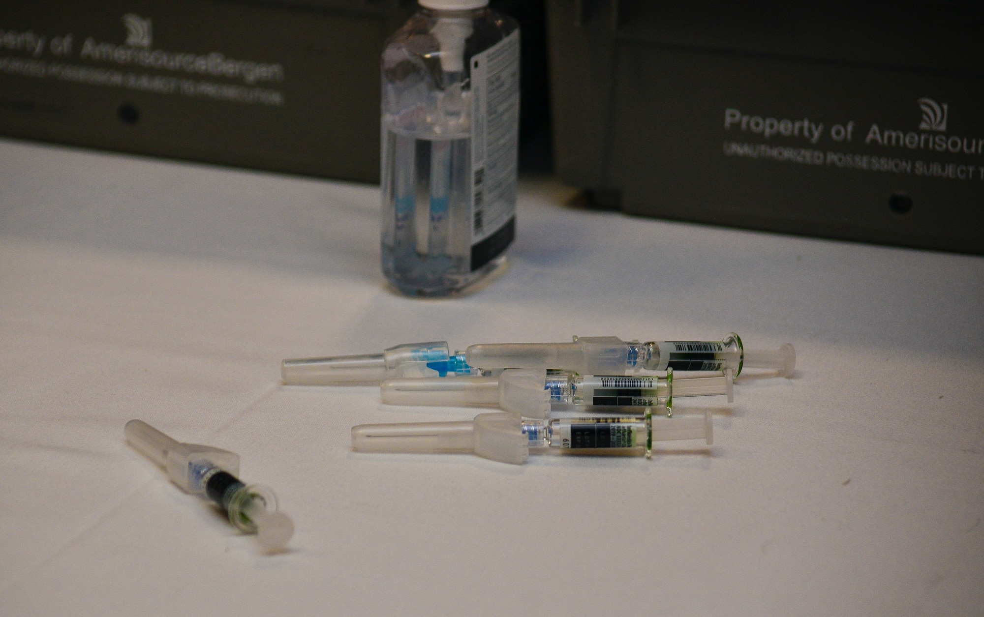 Flu shots are now available for the active duty members, children under six and retirees older than 65, at Kirtland Air Force Base, N.M. The flu vaccine assists in keeping people from getting the flu or lessening the severity. (U.S. Air Force photo by Staff Sgt. Kimberly Nagle)