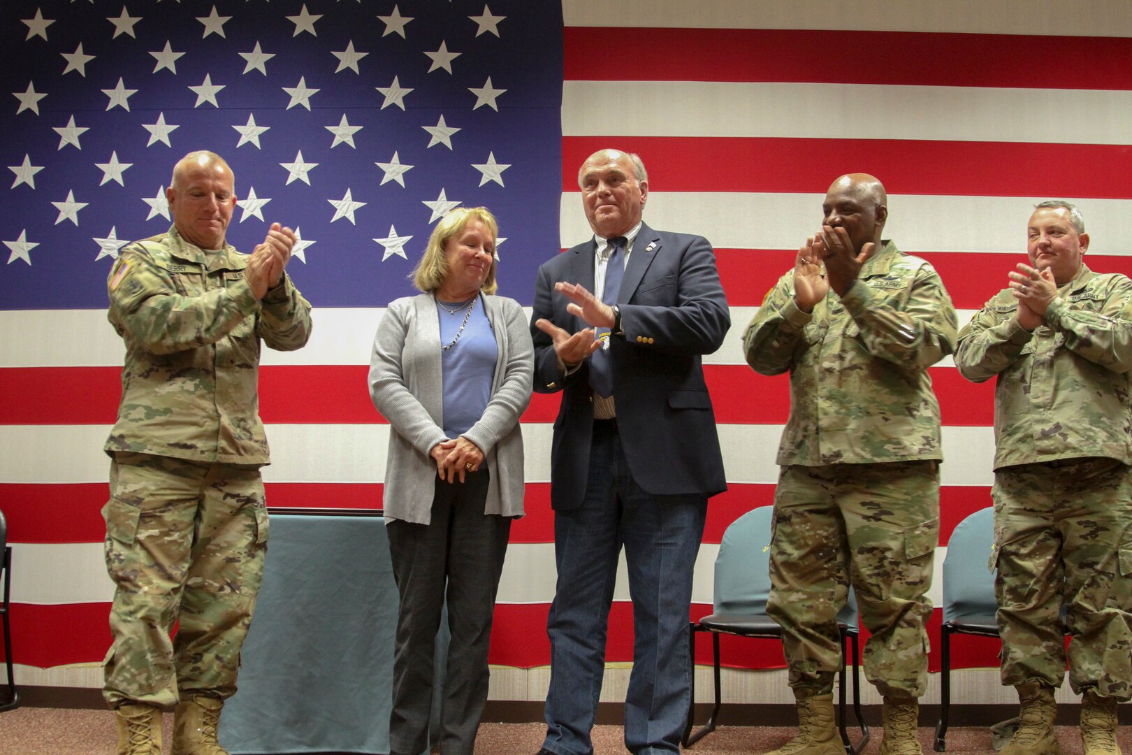 On Sunday, November 03, 2019, the Delaware National Guard held its Camp Honoree Ceremony on the grounds of the 193rd Regional Training Institute at Bethany Beach.