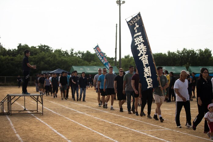 3rd Marine Division Participates in the 46th Annual Henoko District Citizen’s Track and Field Meet Sports Day