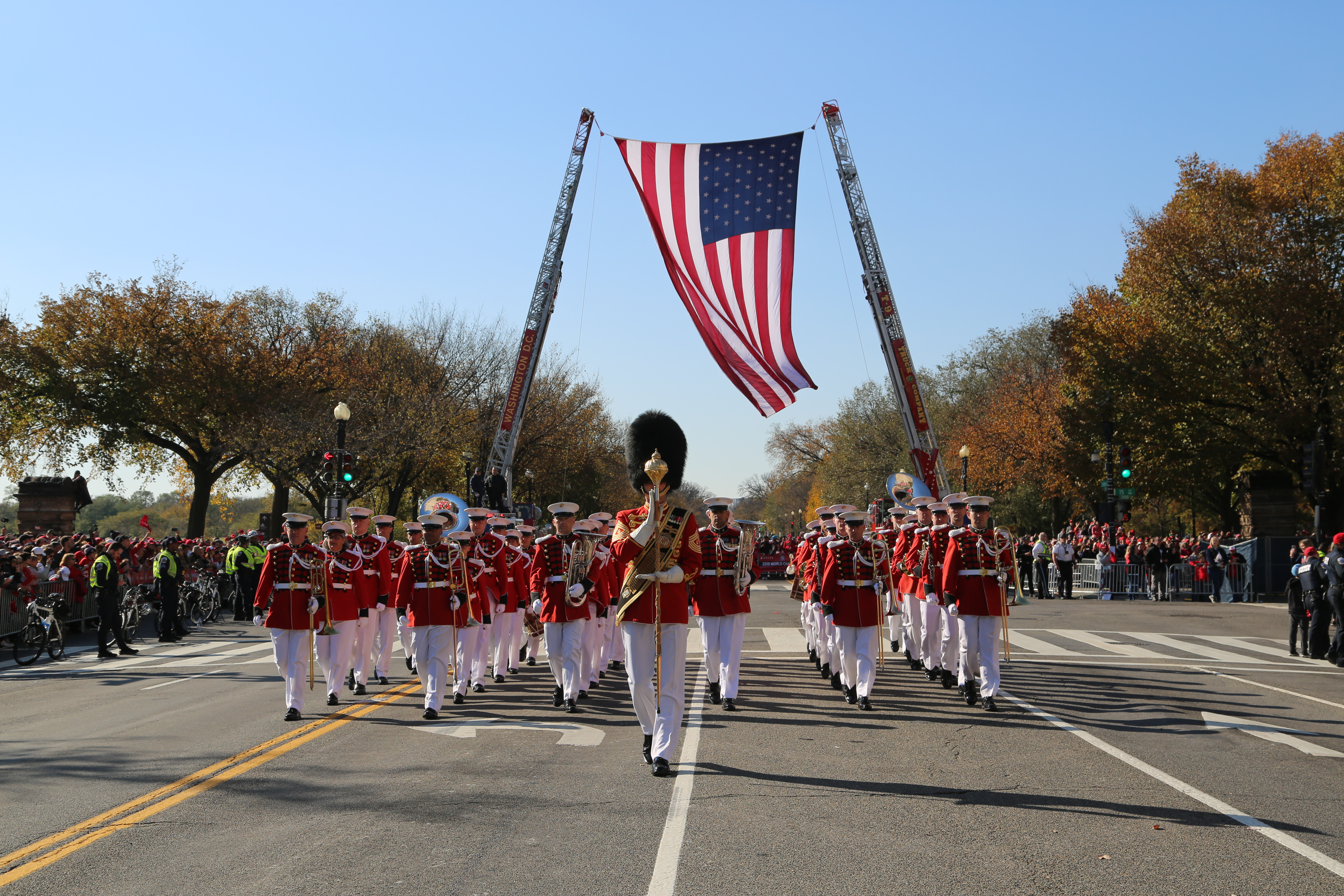 Marine Band at World Series Parade
