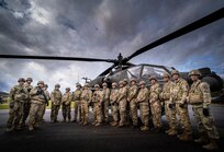 Members of British Army aviation conducted mission command alongside the 12th Combat Aviation Brigade staff during Dragoon Ready at Hoenfels Training Area.