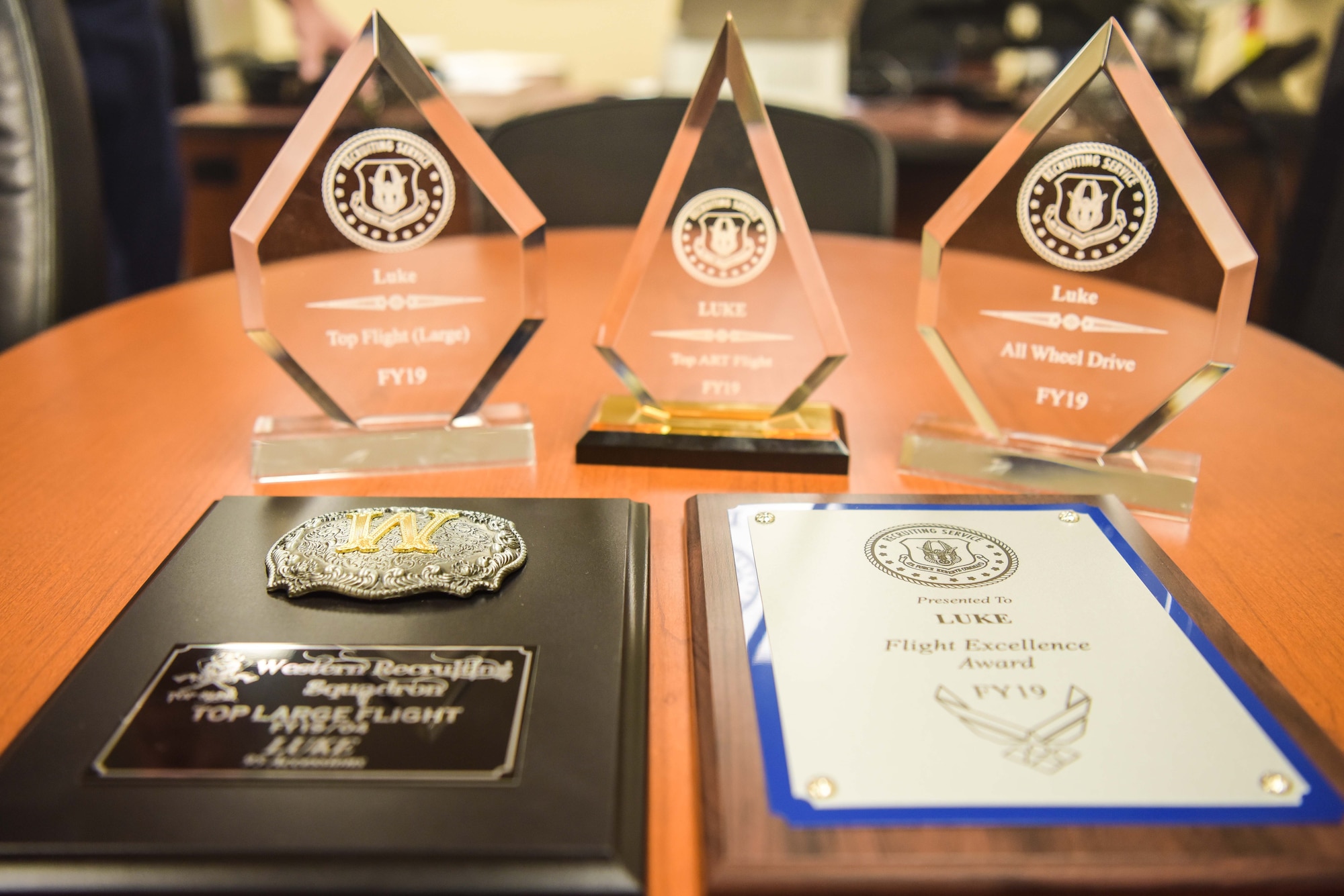 Luke recruiters were recognized with multiple awards during this year’s Air Force Reserve Command recruiting conference in Orlando, Florida in October.