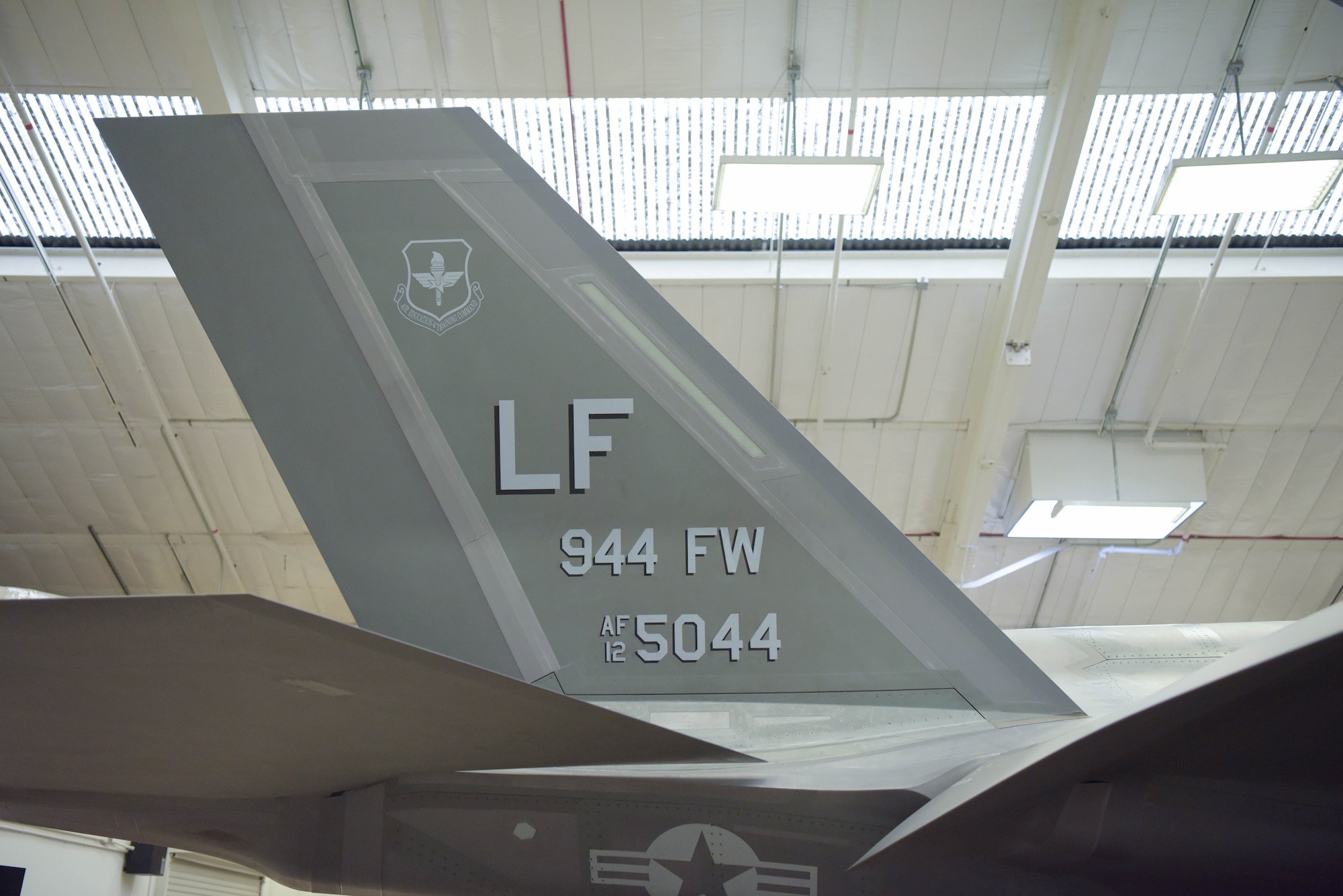 The first F-35 Lightning II flagship for the 944th Fighter Wing was unveiled Nov. 3, 2019 here.
