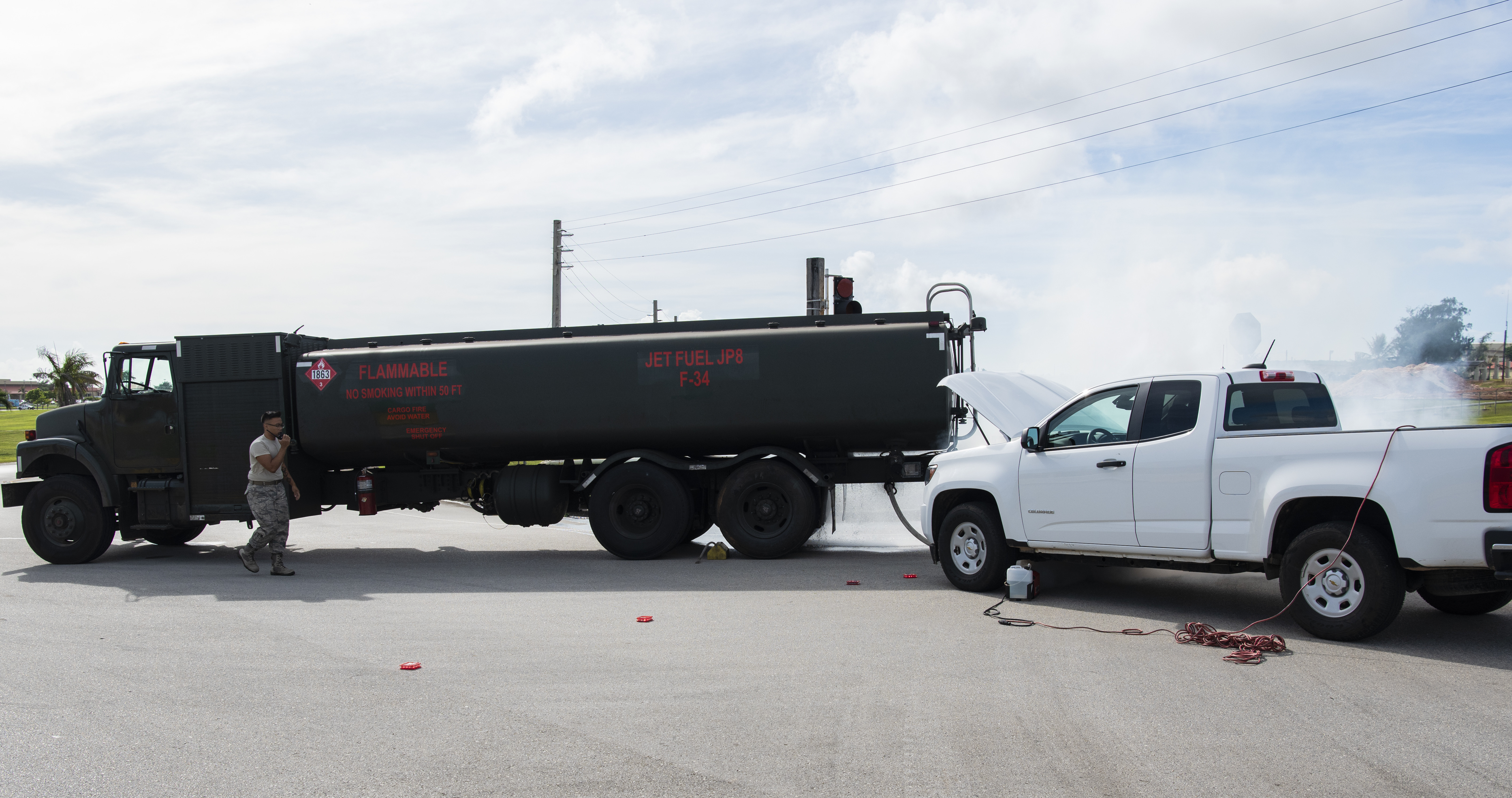 Andersen Conducts Fuel Spill Exercise