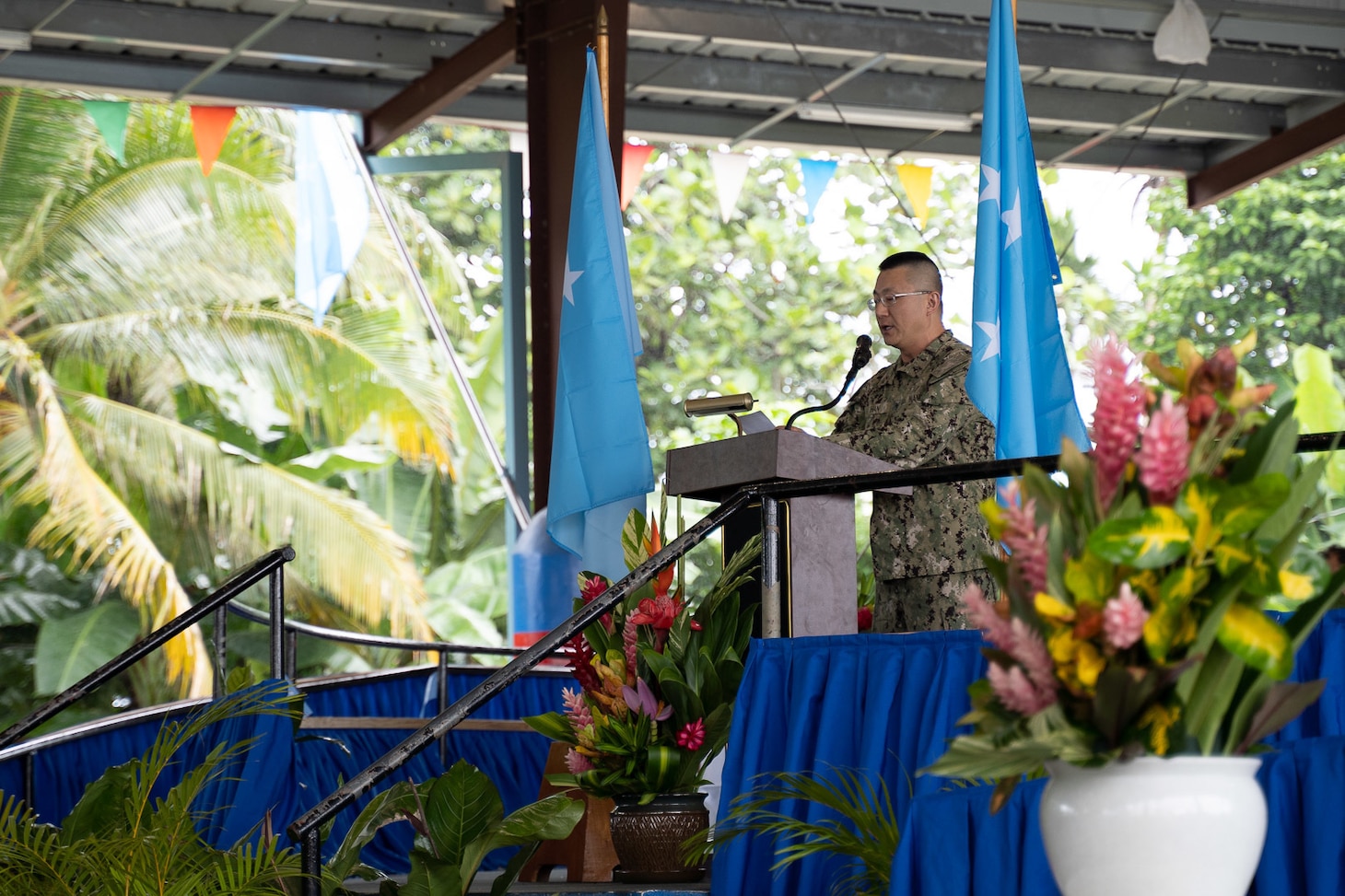 Seabees Deployed With Nmcb 5s Detail Pohnpei Participate In The