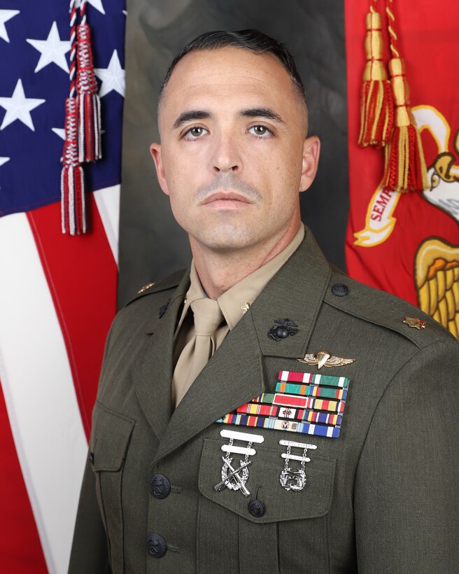 Major D. K. Campbell, Commanding Officer, Prior Service Recruiting, 12th Marine Corps District.