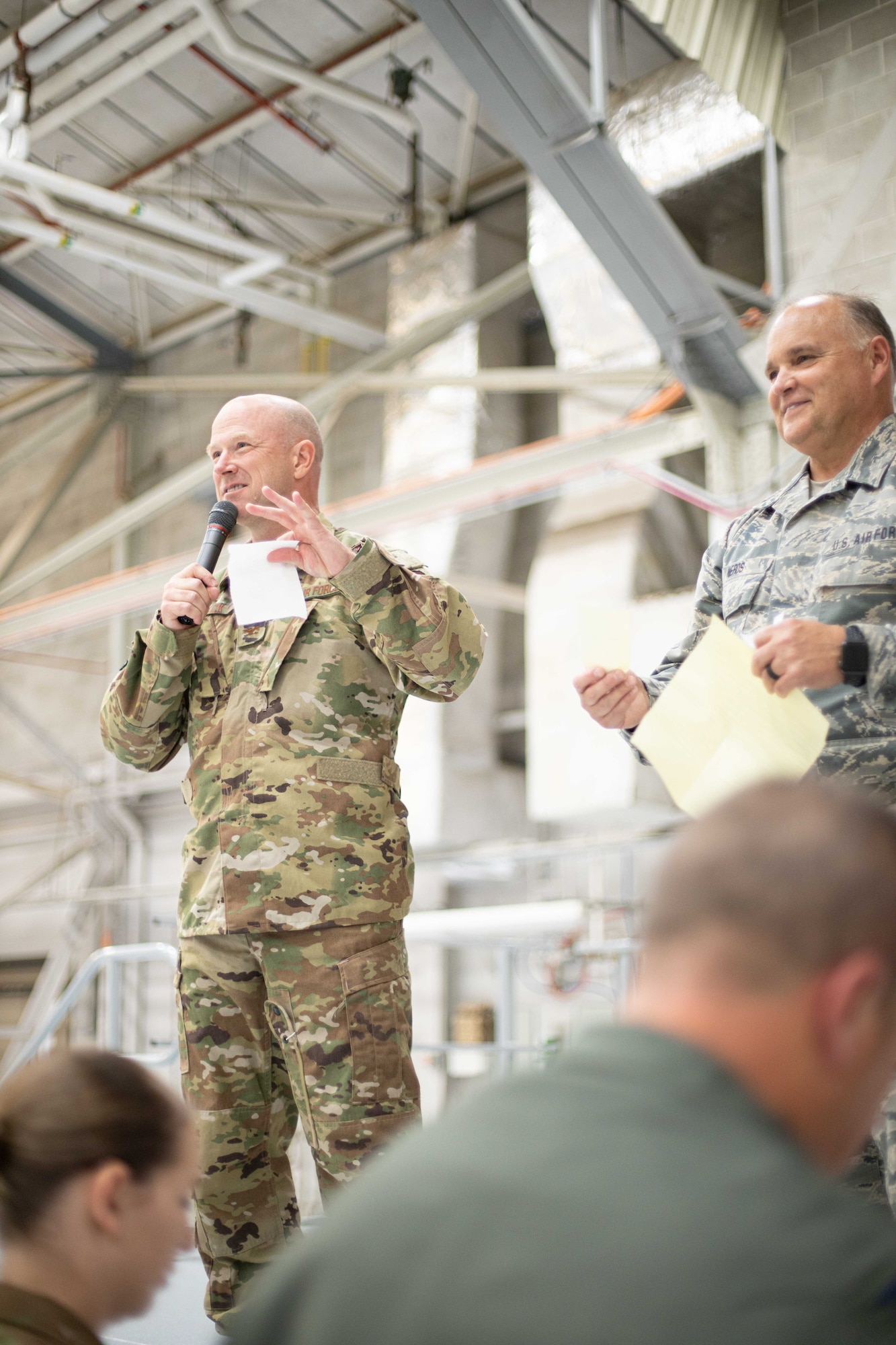 Missouri Airmen conduct a Resilience Tactical Pause