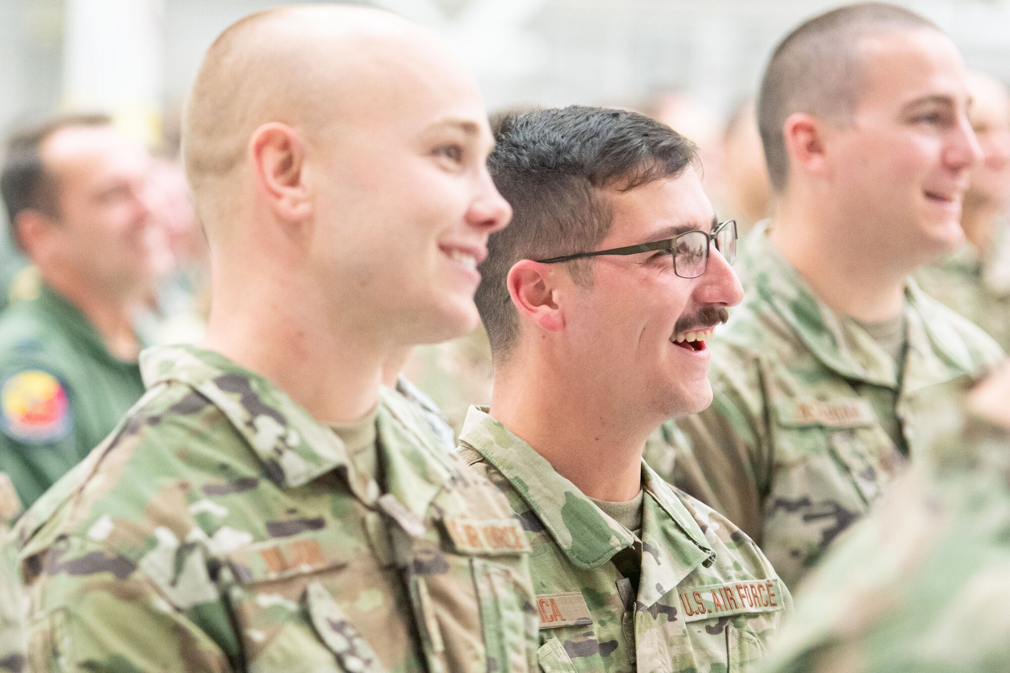 Missouri Airmen conduct a Resilience Tactical Pause