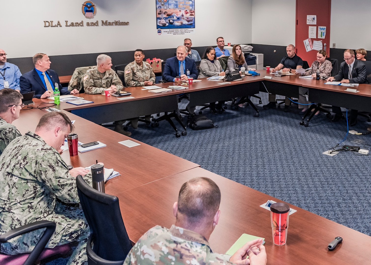 Group of people in a meeting room