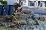 Seabees Deployed with NMCB-5’s Detail Iwakuni Build New CMU Enclosures on Board Marine Corps Air Station