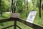 Rest area along Veterans Trail at Coralville Lake