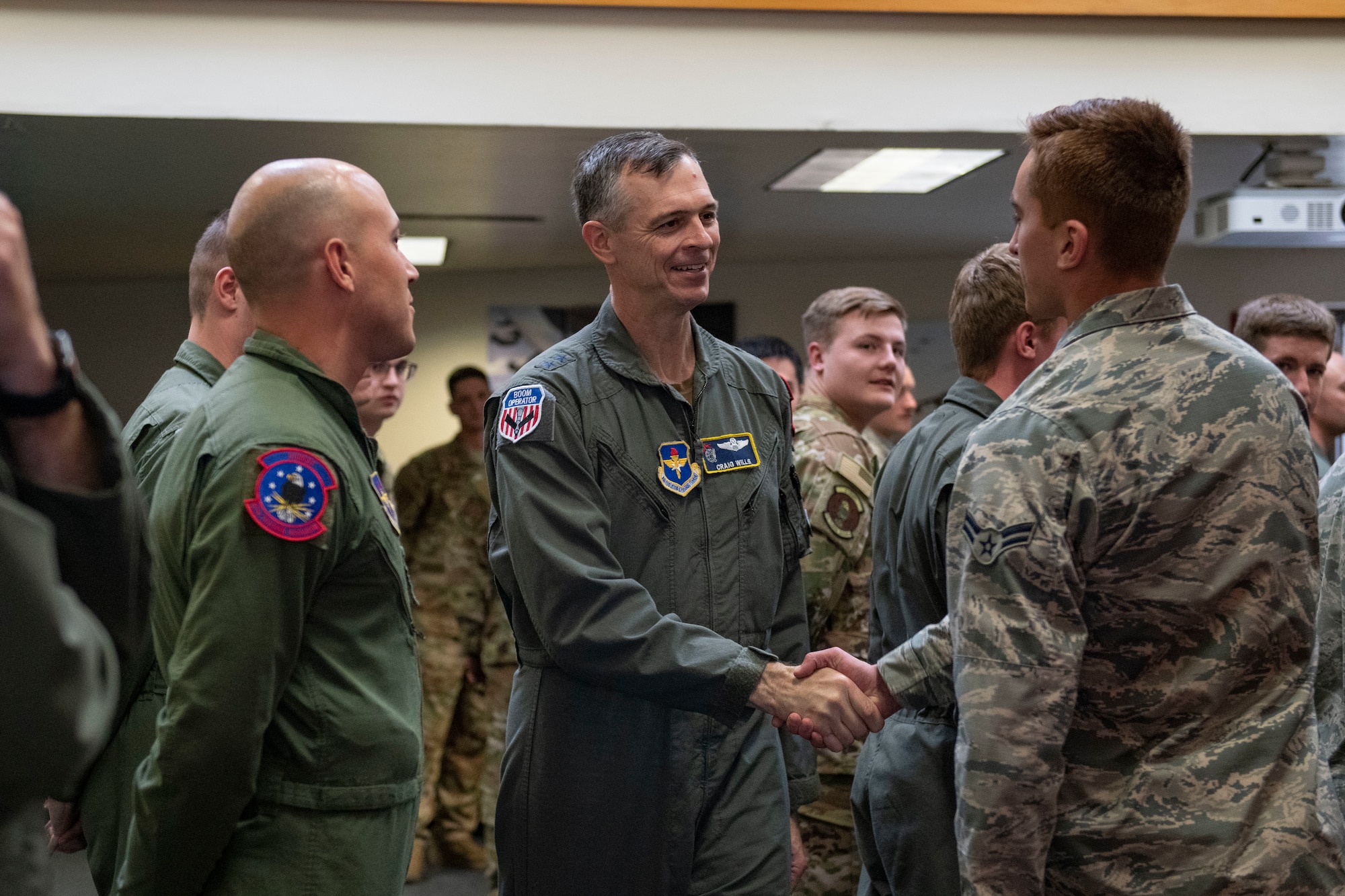 Mobility’s Hometown welcomed distinguished guests, Maj. Gen. Craig Wills and Chief Master Sgt. Erik Thompson.